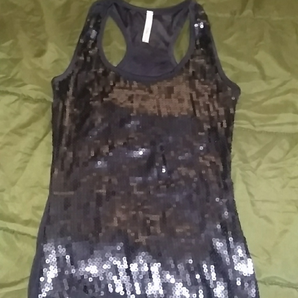 Sequined tank